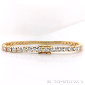 Moissanite Tennis Armband 925 Silber